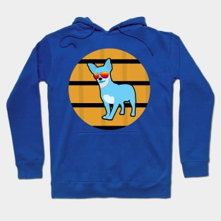 Blue Chihuahua Hoodie